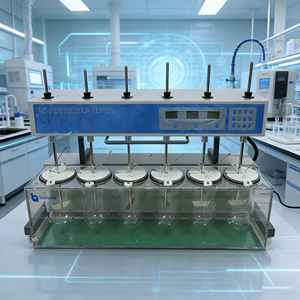LABOAO <span class=keywords><strong>RC</strong></span>-6 Dissolução <span class=keywords><strong>Tester</strong></span> com vidro navios e amostrador automático - Product Image 1