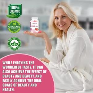 OEM Label pribadi kolagen kecantikan Vitamin Gummies <span class=keywords><strong>Glutathione</strong></span> kolagen Glow Gummy permen perawatan kulit mencerahkan suplemen - Product Image 2