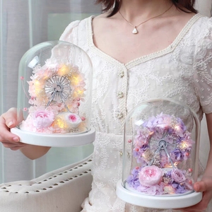 <span class=keywords><strong>2021</strong></span>หลงเสน่ห์กุหลาบแก้วครอบคลุมดอกไม้ของขวัญวันวาเลนไทน์ - Product Image 3