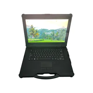 Oferta direta de fábrica 14 polegadas ganhe 10 impressão digital no tpm2.0 laptop robusto dupla wifi 4g 7.4v/6300mah computador portátil robusto