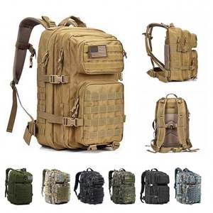 45L Waterproof Camping High Quality Tactical Assault Pack Hiking Rucksack Laser Cut <b>Backpack</b> - Product Image 1