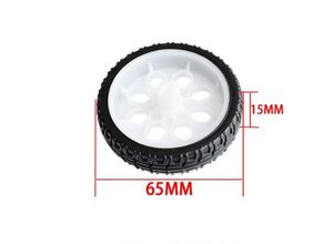 ล้อหุ่นยนต์ DIY ยาง TT มอเตอร์หุ่นยนต์ รถอัจฉริยะ แพลตฟอร์มรถ ของเล่นออกแบบอิเล็กทรอนิกส์ 521 - Product Image 3