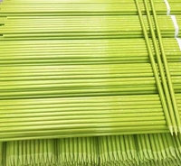 Poteau en fibre de verre GRP pour clôture électrique 1200*12 mm, couleur personnalisée, pour ferme bovine et jardin, poteau de clôture en FRP 10 8mm