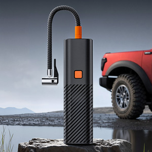Compresseur d'air portable pour voiture, <span class=keywords><strong>gonfleur</strong></span> de pneus <span class=keywords><strong>universel</strong></span> rapide pour voitures, SUV, véhicules électriques 12V avec manomètre - Product Image 1