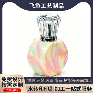 Botella de Perfume Flying Fish, Vidrio con Impresión por Transferencia de Agua, Tratamiento de Superficie Personalizado de Alta Gama - Product Image 5