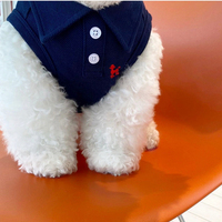 Camiseta Moderna para Perro con Logotipo Bordado, Transpirable para Uso en Exteriores en Verano