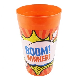 Gobelets de stade en plastique de 32 oz, gobelets de fête en polyéthylène cannelés, vente en gros, grande capacité, réutilisables, en PP, fabriqués au Vietnam, logo personnalisé - Product Image 1