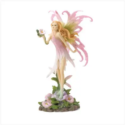 Garden Fairy Holding Flower Figurine Resin Exquisite Fairy figurines