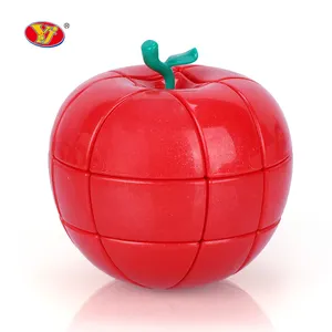 Yongjun YJ Apple Cube Red Green Color Christmas Present 3x3 Speed Puzzle Magic Cube