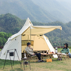 5-8 persona <span class=keywords><strong>Tipi</strong></span> pirámide tienda india impermeable fiesta al aire libre tienda de campaña al aire libre para eventos - Product Image 4