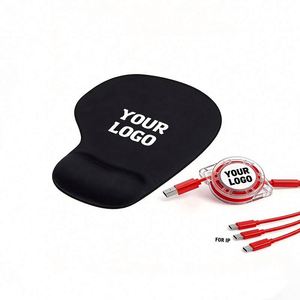 Wholesale Logo for Promo Business Gift Mouse Pad With Wrist Rest Waterproof Non-Slip Ergonomic Custom Promotional Gifts - Product Image 1