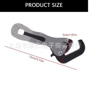 Llave micro stubby métrica de acero al cromo vanadio, herramienta manual hexagonal de un solo extremo para montaje de correas - Product Image 4