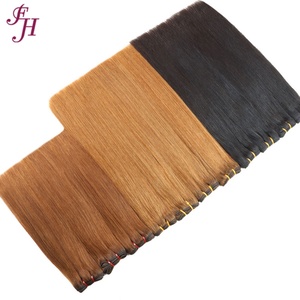 Puddinghair Extensions de cheveux humains à trame, lisses comme des baguettes, double tirage, cuticules alignées, cheveux vietnamiens, pour professionnels - Product Image 5