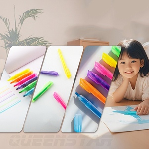 Màu pastel biểu tượng tùy chỉnh chất lượng cao nhanh khô 6 màu sắc <span class=keywords><strong>Highlighter</strong></span> Bút Đánh Dấu cho trẻ em cho các trường học - Product Image 5