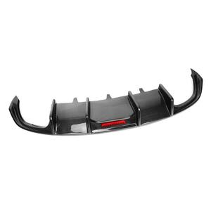 Diffusore in Fibra di Carbonio per Auto <span class=keywords><strong>A7</strong></span> S7 C7.5, Kit Carrozzeria, Splitter Paraurti Posteriore con Luce LED per Audi <span class=keywords><strong>A7</strong></span> S7 C7.5 2016 2017 <span class=keywords><strong>2018</strong></span> - Product Image 3