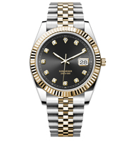 Montre mécanique de luxe pour homme de haute qualité, réserve de marche, alarme, analogique, verre, automatique, calendrier, vente en gros directe usine Chine