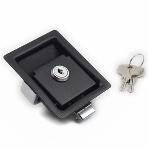 Cerradura de Puerta Plana Cromada Plateada de Hierro 64-22-15 con Espaciado de 70mm Sin Llave - Product Image 2