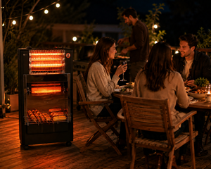 <span class=keywords><strong>Chauffage</strong></span> infrarouge au <span class=keywords><strong>gaz</strong></span> portable avec fonction quartz électrique, conçu pour une utilisation dans la salle de bain et le jardin - Product Image 2