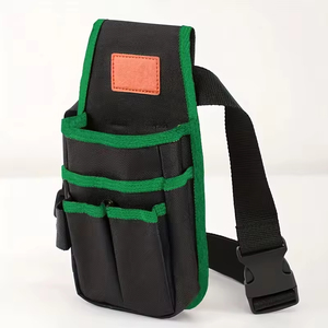 Sacs banane multiples en polyester imperméable avec sangle réglable, fermeture à boucle, système de fixation rapide, ceinture à outils personnalisable OEM/ODM - Product Image 3