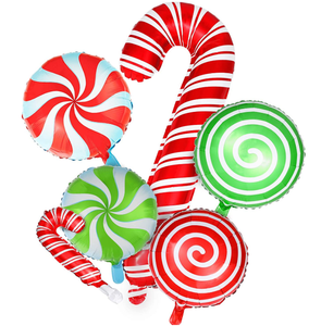 Arbre de noël bonhomme de neige Santa Elk lunettes suspendus tourbillons bannières rideau feuille ballon <span class=keywords><strong>Photo</strong></span> accessoires pour joyeux noël fête décor - Product Image 4