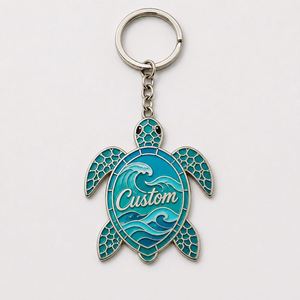 Llaveros Personalizados de Alta Calidad con Diseño de Tortuga Marina, Souvenir para Amantes de los Animales - Product Image 2