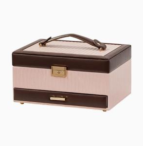 High Quality Multifunctional Jewelry Storage <b>Box</b> for Rings Necklaces Bracelets <b>Earrings</b> Cortex Material Made in China - Product Image 5