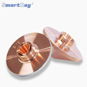 Boquilla de corte láser SmartRay OEM <span class=keywords><strong>DNE</strong></span> con boquilla de doble capa única cromada para máquinas de corte por láser - Product Image 4