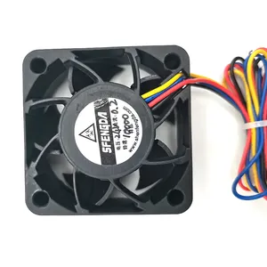 Yüksek akış düşük gürültü DC 5V 12V 24V 30mm 40mm 50mm 60mm 80mm 90mm120mm fırçasız plastik soğutucu eksenel Fan Diy Mini soğutma fanı