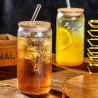 Personnalisé nordique créatif Cola verre lait jus de fruits bouteille de bière Logo personnalisé tasse à boire peut en forme de verre