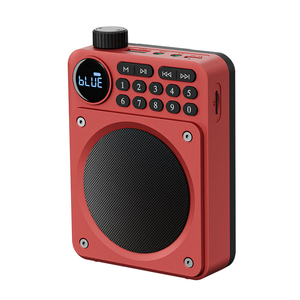 วิทยุ FM แบบพกพา 3-in-1 พร้อมลำโพงบลูทูธ เครื่องเล่น MP3 แบบใช้การ์ด SD วิทยุขนาดเล็กแบบชาร์จไฟได้พร้อมจอ LED และช่องเสียบหูฟัง - Product Image 2