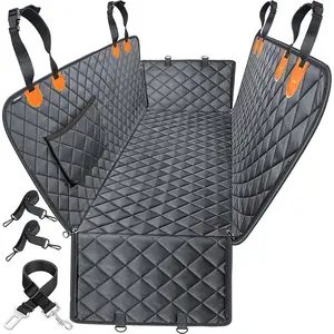 Funda de asiento para hamaca de coche, cubierta de asiento de coche impermeable, lavable, de alta calidad, fundas de asiento trasero para perros