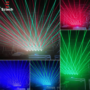 RGB 6 Mắt 500MW Ánh Sáng <span class=keywords><strong>Laser</strong></span> Quét Điều Khiển Âm Thanh Lắc Đầu Di Chuyển Ánh Sáng Hiệu ứng Sân Khấu Đèn Vũ Trường Bên Câu Lạc Bộ Thanh DJ Hiển thị - Product Image 4