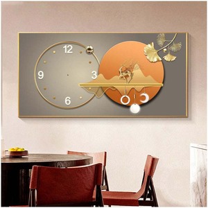Decorative <strong>Wall</strong> <strong>Clock</strong> Painting Crystal Porcelain <strong>Silent</strong> Pointer Battery Powered <strong>Wall</strong> <strong>Clock</strong> - Product Image 3