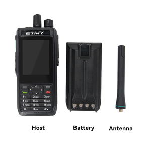 Radio bidirectionnelle numérique longue portée ET-AP35 DMR NXDN Tier II VHF UHF avec clavier complet, étanche IP67 et chiffrement AES256 - Product Image 4