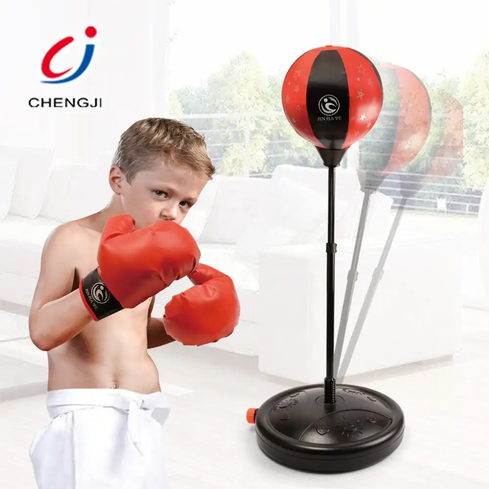 Small size children exercise game toy punching ball gloves kids boxing set