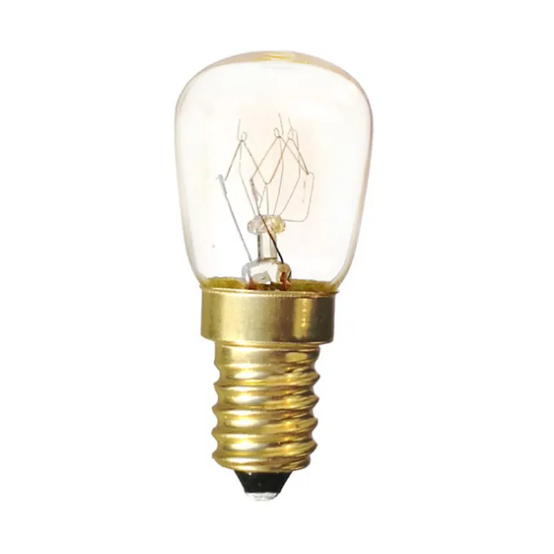 OEM品質卸売240v T22オーブン電球高温15wグローブ電球