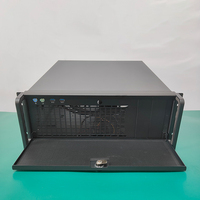 4U Design Horizontal Serveur Cas Pleine Hauteur Rack 7 Slots Supports E-ATX Carte Mère 240/120 Radiateur De Refroidissement Par Eau 2 PC Stock