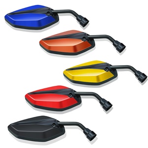 Espejo retrovisor para motocicleta Guihuo Fuxi, accesorios de Reacondicionamiento para <span class=keywords><strong>ciclomotor</strong></span>, dos colores - Product Image 4