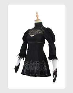 <span class=keywords><strong>Nier</strong></span> <span class=keywords><strong>Automata</strong></span> personnage féminin <span class=keywords><strong>Cosplay</strong></span> Anime robe YoRHa n ° 2 Type B Halloween Performance Costume ensemble - Product Image 3