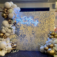 Panneau mural en sequins 3D à effet miroir, scintillant, multicolore, très vendu