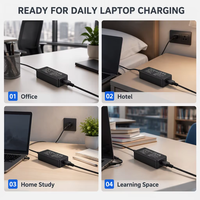 Pengisi Daya Laptop USB-C 130W 19.5V 6.67A Adaptor Catu Daya AC DC dengan Perlindungan Sirkuit Pendek Pengisi Daya Laptop Tipe-C