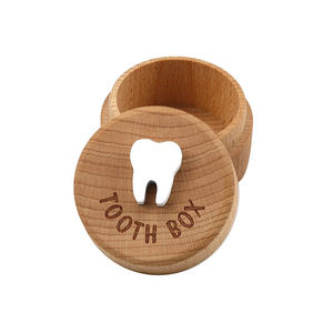 Customized Pattern and Logo <strong>Wooden</strong> Tooth Fairy <strong>Box</strong> Kids Milk Tooth Keepsake <strong>Storage</strong> <strong>Box</strong> - Product Image 4