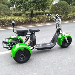 1000w 2000w two removable battery 60v12AH/20AH motorcycle/vehicle/citycoco electric cargo tricycle/electric scooter price china