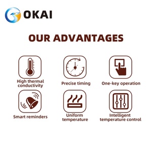 OKAI Hot Pressing Digital Transfer Heat Press Machine for T <strong>Shirt</strong> Stretchable Heat Press Machine 38*38cm - Product Image 5