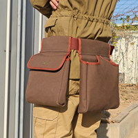 Pochette de ceinture HIBO en toile pour cartouches de chasse, robuste et à dégagement rapide, pour la chasse aux oiseaux, au dindon, au pigeon, usage extérieur multifonctionnel
