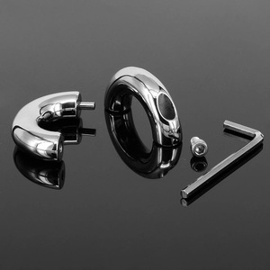 SacKnove Gewicht Penis verlängerte Erektion Workout Phallus Sexspielzeug Vorhaut Widerstand Hodensack Druck Metall Cockring für Männer - Product Image 6