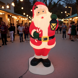 Décoration de Noël extérieure en plastique de 36 pouces, Père Noël lumineux, cadeau de fête - Product Image 4