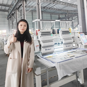 DDP 1200RPM tốc độ cao máy vi tính may Monogram thêu máy 2 đầu & 12 màu sắc điều kiện mới cho nhà sử dụng - Product Image 5