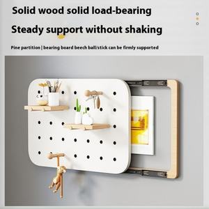 Cubierta Decorativa de Madera para Medidor Eléctrico, con Ganchos y Estante, para Montar en la Pared, Venta al Por Mayor - Product Image 4