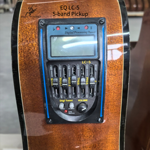 Ecualizador de guitarra de 5 bandas superventas de China, accesorios para instrumentos musicales negros de alta calidad, ecualizador de guitarra - Product Image 1